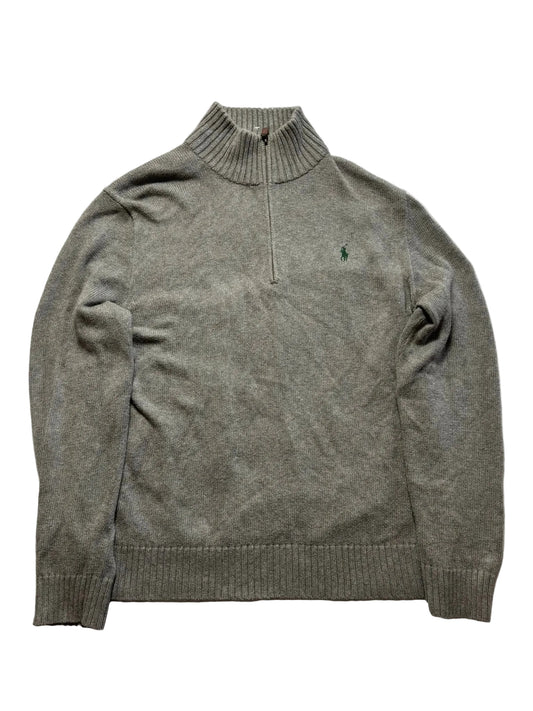 Ralph Lauren 1/4 Kragenpullover Vintage (L)