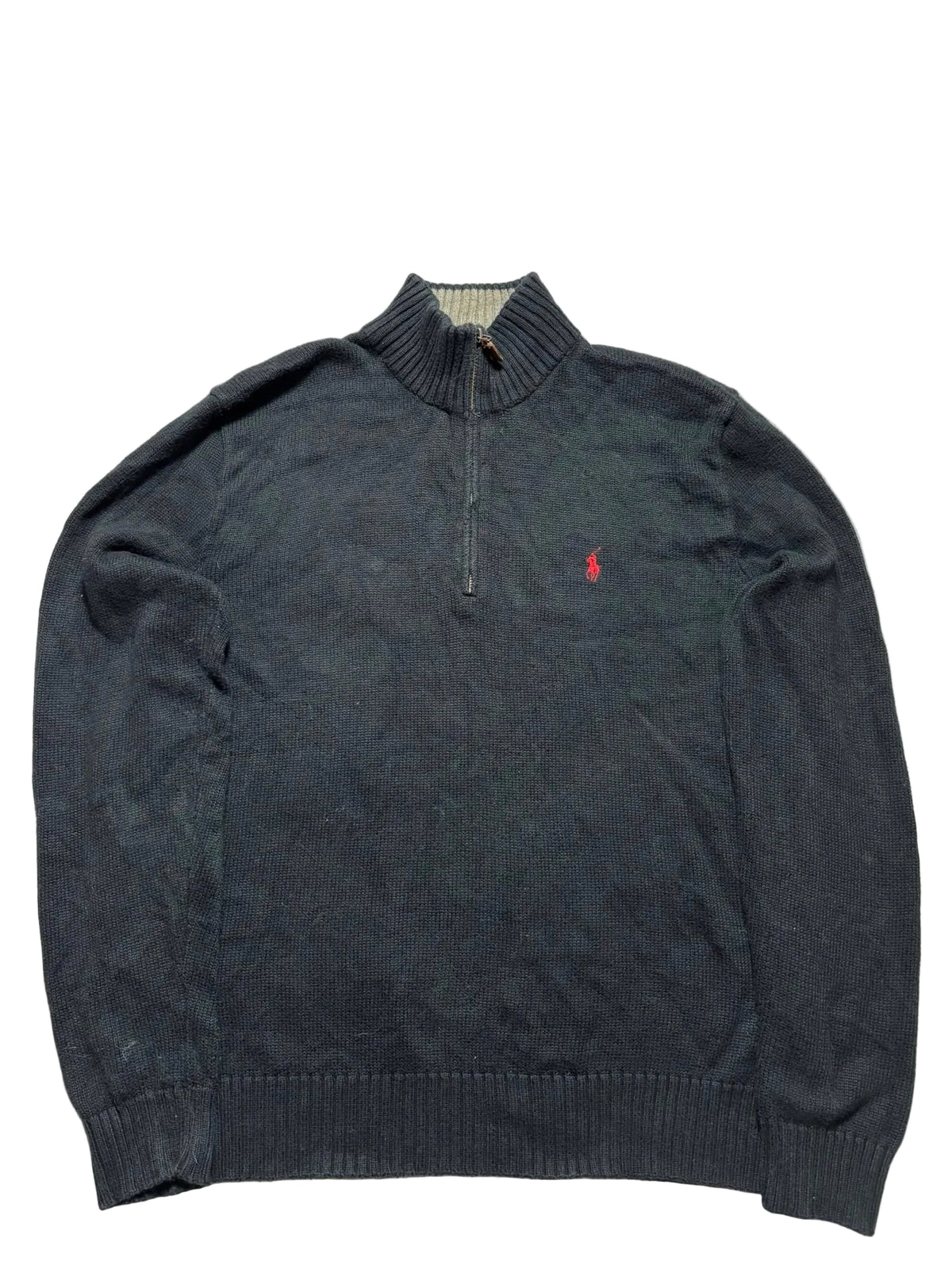 Ralph Lauren 1/4 Kragenpullover Vintage (L)